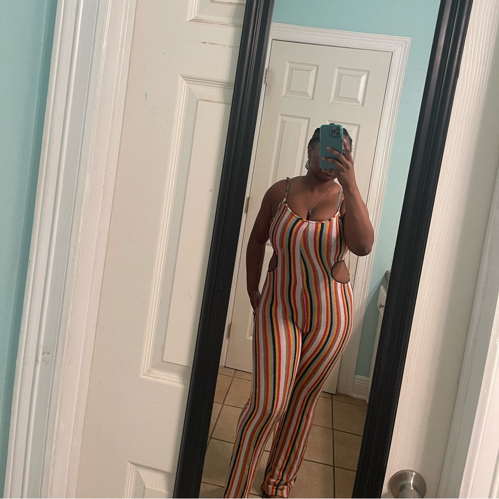 Zara multicolor jumpsuit